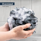 MTDLYICE Loofah Sponge XXL-100g 4 Pack, Bath Sponge Soft Mesh Shower Puff Loofah - Image 2