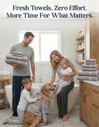 LANE LINEN Luxury Towels and Washcloths Sets - Image 5