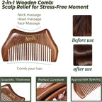 Mother’s Day Gift for Mom, Relaxation Gifts Set, Wooden Gua Sha Tool Set – Face - Image 7