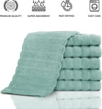 Classic Turkish Towels CTT Luxurious 100% Turkish Cotton Washcloths 6 Pack - Image 4
