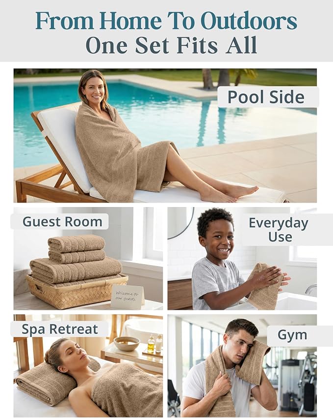 Casa Platino 18 Pcs 100% Cotton Towel Set - Image 6