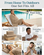 Casa Platino 18 Pcs 100% Cotton Towel Set - Image 6