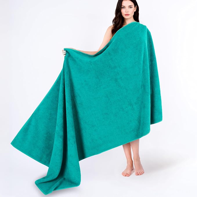 Cotton Paradise 100% Cotton 40x80 Oversized Bath Sheet, Extra Large Turkish by UNITEDHOMETEXTILE