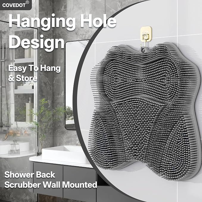 Dual-Sided Silicone Shower Foot Scrubber Mat – Foot Scrubber in Shower - Image 6