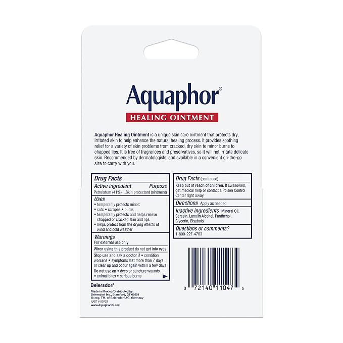 Aquaphor Healing Ointment Advanced Therapy Skin Protectant, Dry Skin Body - Image 11