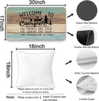 Welcome to Our Camper Soft Diatom Mud Absorbent Bath Rug 17'x30', Reversible - Image 7