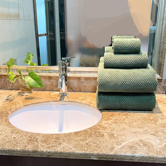 YTYC 29x59 Inch Bath Towels Set of 6 Large, Super Soft Lint Free Lightweight - Image 3