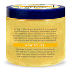 Dr Teal's Shea Sugar Scrub, Prebiotic Lemon Balm, 19 oz - Image 9