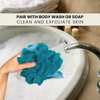 Large Bath Sponge Pack of 3 – Gentle Exfoliation Loofahs - Image 6