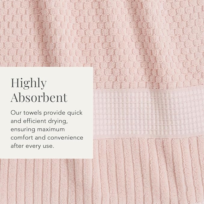 NY Loft 100% Cotton Hand Towel 6 Pack | Super Soft & Absorbent Quick-Dry Hand - Image 8
