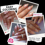UNA GELLA Almond Nail Tips - Image 4
