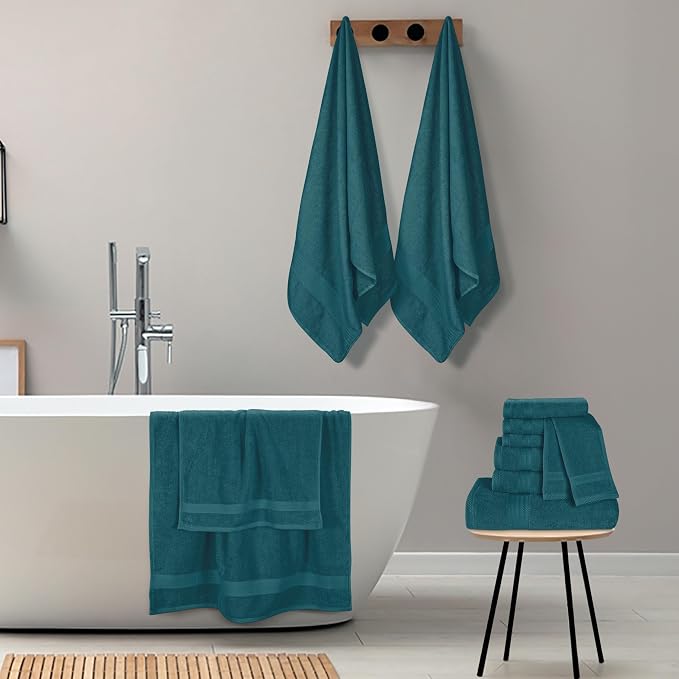 GLAMBURG Ultra Soft 24-Piece Towel Set - Image 5