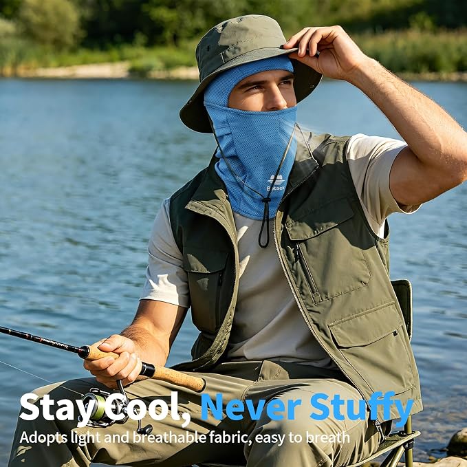 Balaclava Face Mask Sun UV Protection Breathable Full Head Mask - Image 4