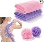 African Net Sponge 2Pcs Authentic Exfoliating Body Scrubber Long Net Bath by Unknown