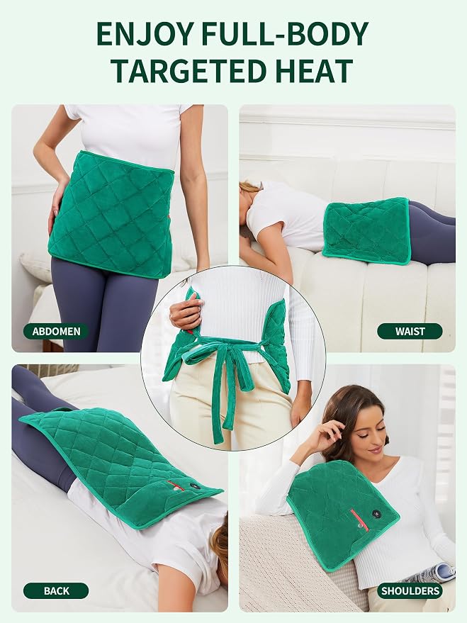 Vofuoti Portable Heating Pad, Cordless Weighted Heating Pads - Image 7