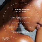 Advanced Clinicals Retinol Cream + Collagen Peptides Body Moisturizer & Face - Image 9