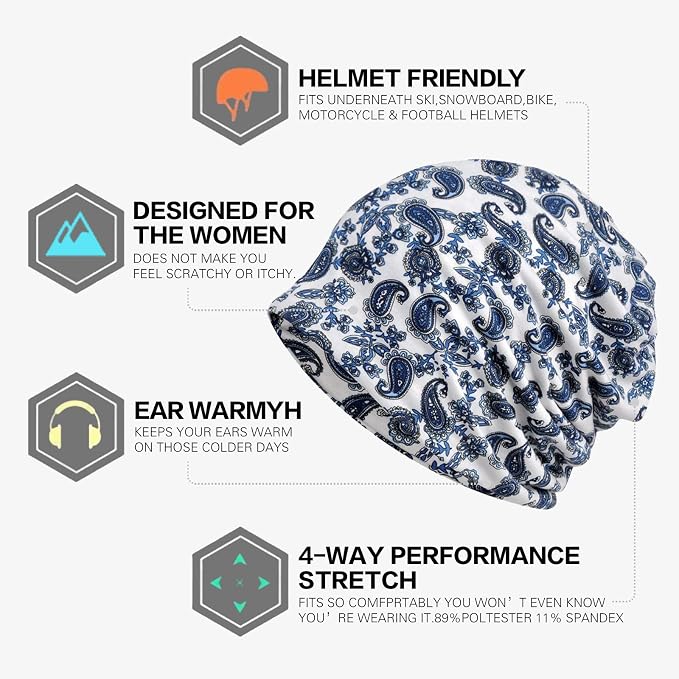 Women's Summer Beanie for Men Hat Boho Hats Adult Dwarf Hats Chemo Cap Cancer - Image 6
