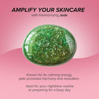 SKIN GYM Jade Sculpty Heart Gua Sha Tool, Heart-Shaped Facial Massage Tool - Image 4