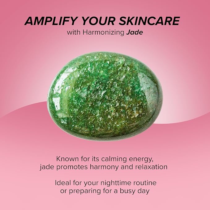 SKIN GYM Jade Sculpty Heart Gua Sha Tool, Heart-Shaped Facial Massage Tool - Image 4