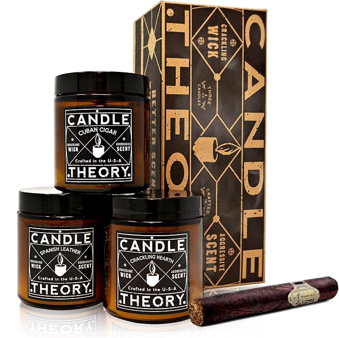 Scented Candle Gift Set of 3, 4oz Candles, Crackling Wood Wick Candled - Image 9