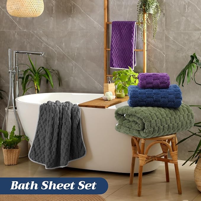 Gilprop 12 Pcs Soft Bath Towels Set - Image 3