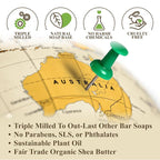 BELA Ocean Soap 3.3 OZ Pack of 6, Long Lasting French Triple Milled Bar Soap - Image 3