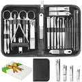 26-Piece Professional Manicure and Pedicure Kit, Nail Clippers Set, Stainless by LUCK+AROUND