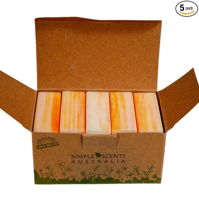 Simple Scents Australia Orange Zest Scented Natural Soap Bars, 3.5oz by SimpleScentsAustralia
