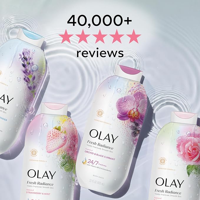 Olay Body Wash for Women, Fresh Radiance, 24/7 Skin-Loving Freshness, Visibly - Image 7