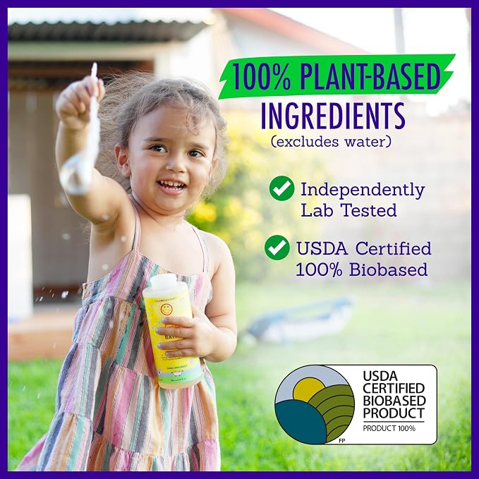 California Baby Calendula Bubble Bath | 100% Plant-Based Kids Bubble Bath | - Image 4