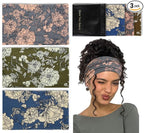 Huachi Wide Headbands for Women Non Slip, Thick Womens Floral Headbands Boho by Huachi
