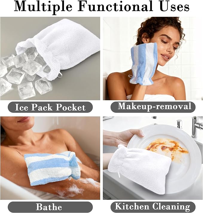 VOOVA & MOVAS 6-Pack Bath Mitts - Image 5