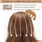 Wooden Massage Comb, Wooden Scalp Massager, Scalp Gua Sha - Image 3
