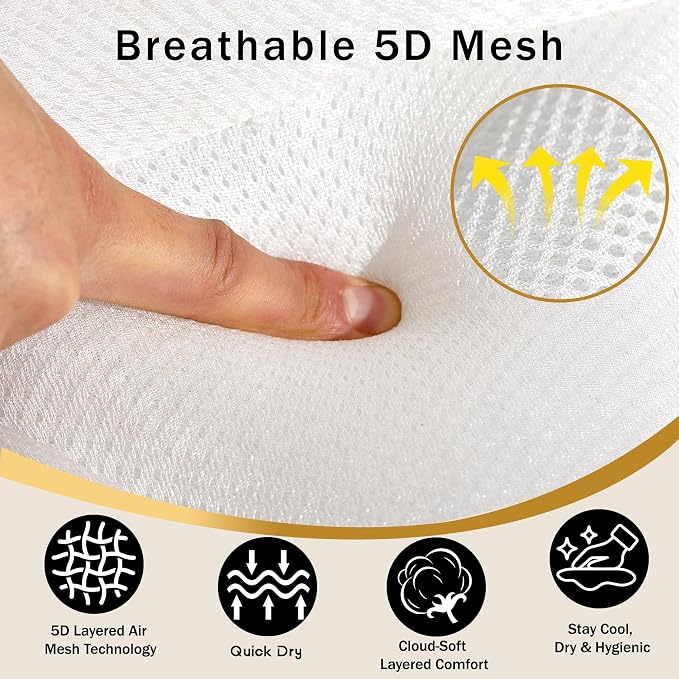 PYRRHIC Bath Pillow, Non-Slip Bathtub Pillow - Image 3