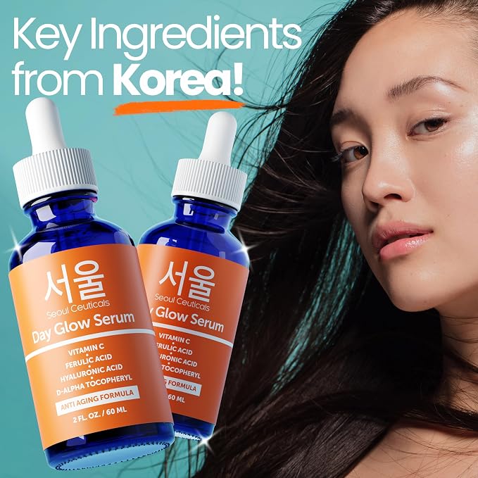 SeoulCeuticals Large 2oz Korean 20% Vitamin C Hyaluronic Acid Serum + CE - Image 8