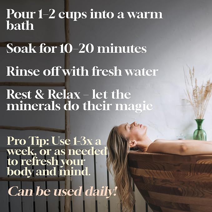 Dead Sea Warehouse – 100% Dead Sea Mineral Bath Salts – Great - Image 5