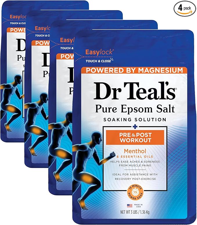 Dr Teal's Epsom Salt Magnesium Soak, Pre & Post Workout by DrTeals
