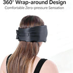100% Mulberry Silk Sleep Mask for Women & Men – 22 Momme 6A Grade, 3D Contoured - Image 4