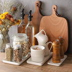 Gurygo 8" Bathroom Tray, Ceramic Vanity Trays - Image 7