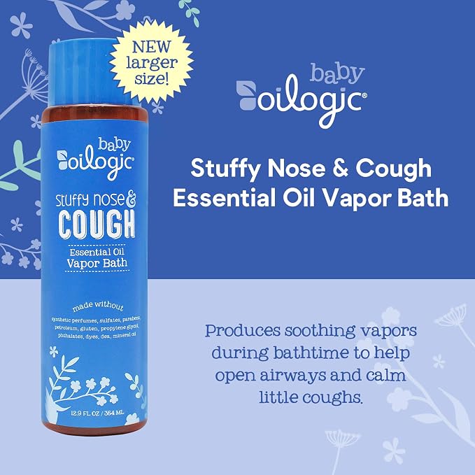 Oilogic Stuffy Nose & Cough Essential Oil Vapor Bath - Image 2