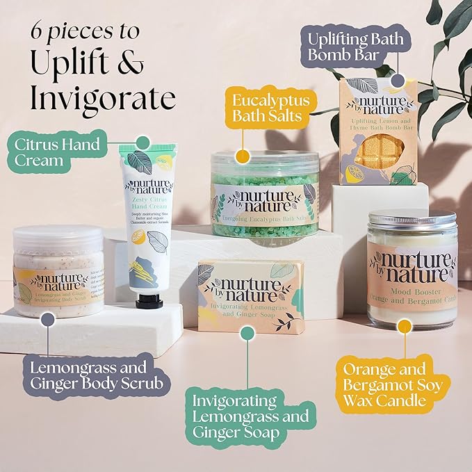 Nurture by Nature RELAX & UPLIFT Spa Kit - Image 3