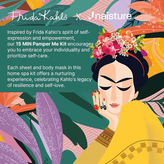 Naisture x Frida Kahlo 15 Min Pamper Me Kit Korean Spa Skincare Gift Set - Image 2