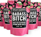 Explicit Essentials Bath Salts for Women, 12oz Raspberry Epsom Salts - Image 7