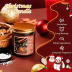 Christmas Candles | Christmas Wishes Scented Candle, Holiday Soy Wax Candles - Image 5