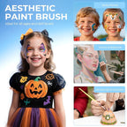 Nicpro 7pcs Face Paint Brush Set, Aesthetic Pastel Artist Paintbrushes - Image 6