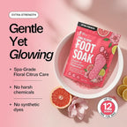Pink Bloom Foot Soak with Pink Himalayan Salt & Grapefruit - Image 5