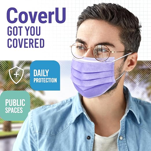 Medtecs Face Mask Disposable – Available in 50 & 2, 3-Ply Breathable, Soft Fit - Image 4