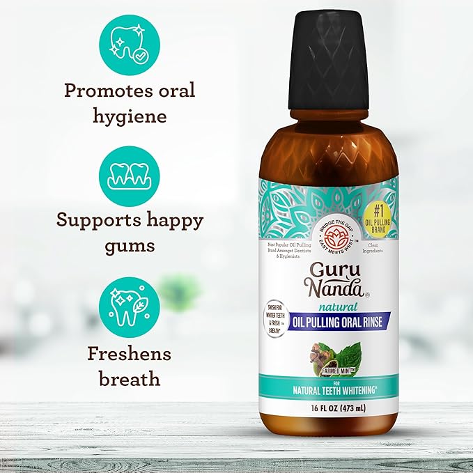 GuruNanda CocoMint Oil Pulling Mouthwash - Image 5