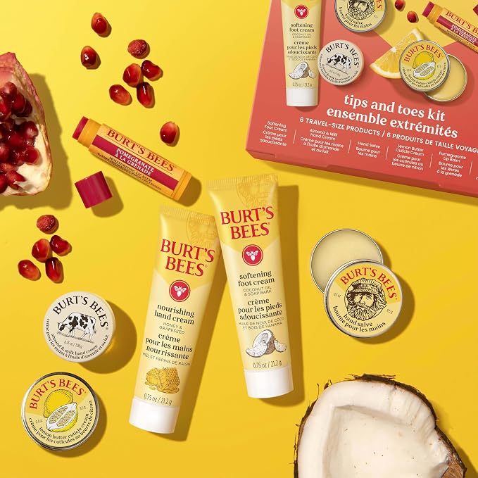 Burt's Bees Mothers Day Gifts Ideas, Tips and Toes Kit, 6 Travel Size Products - Image 10