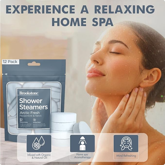 Brookstone Shower Steamers Aromatherapy 12 Tablets - Image 2